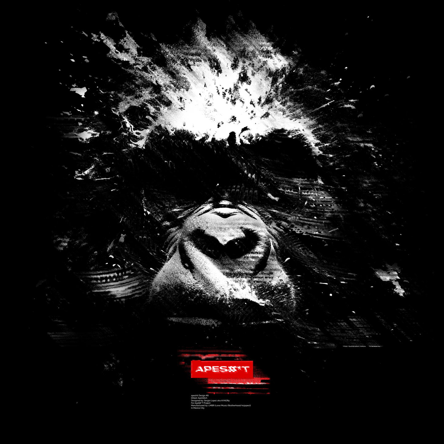 Ape$#it Brand - Glitch Ape